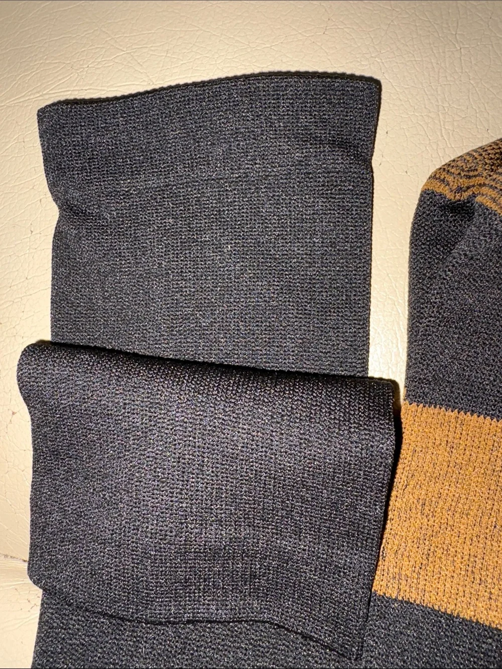 Men's Black & Brown Dress Socks Duo - Comfortable Everyday Pair